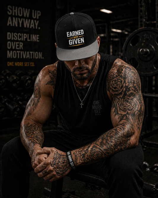 "Earned Not Given" Embroidered Snapback Hat