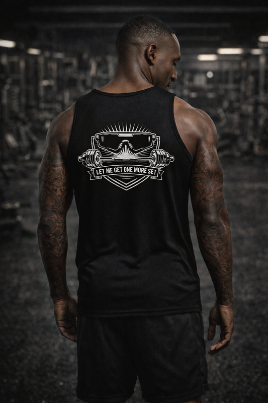 Let Me Get One More Set Tank — One More Set Co. Gym Tank